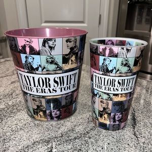 Taylor Swift The Eras Tour The Movie Popcorn Tin & Large Cup - NEVER USED - 1989